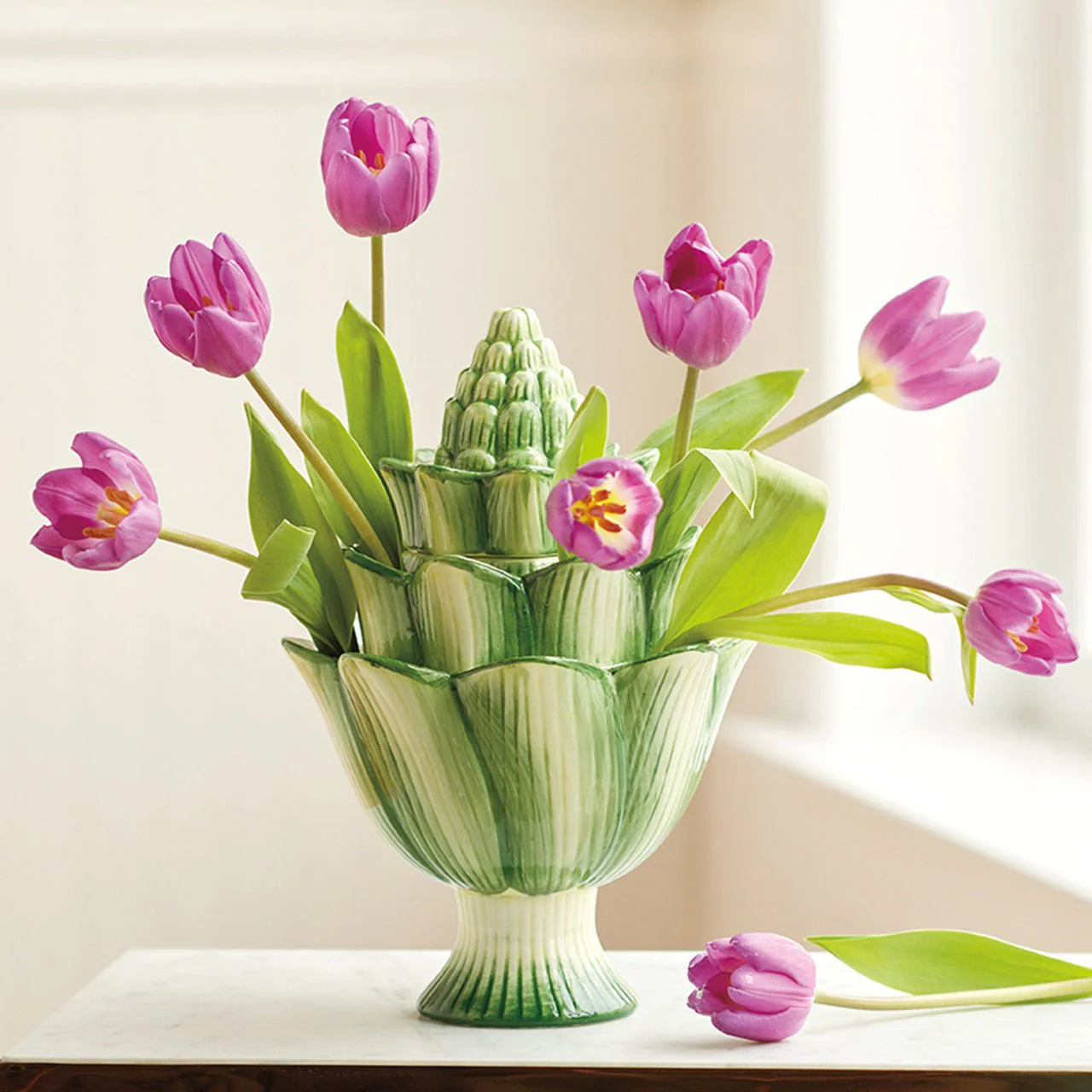 Ceramic Artichoke Tulipiere - Image 3