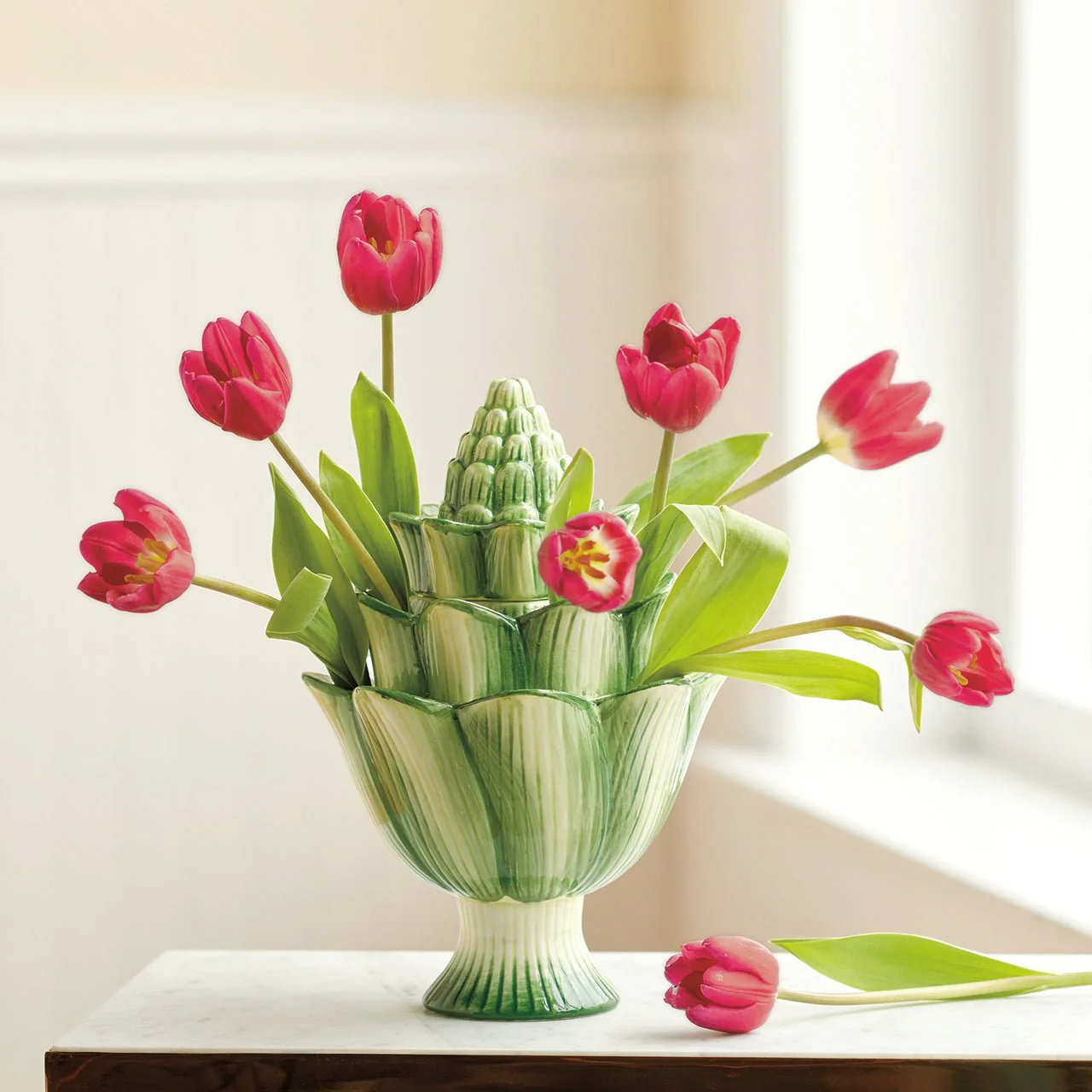 Ceramic Artichoke Tulipiere - Image 4