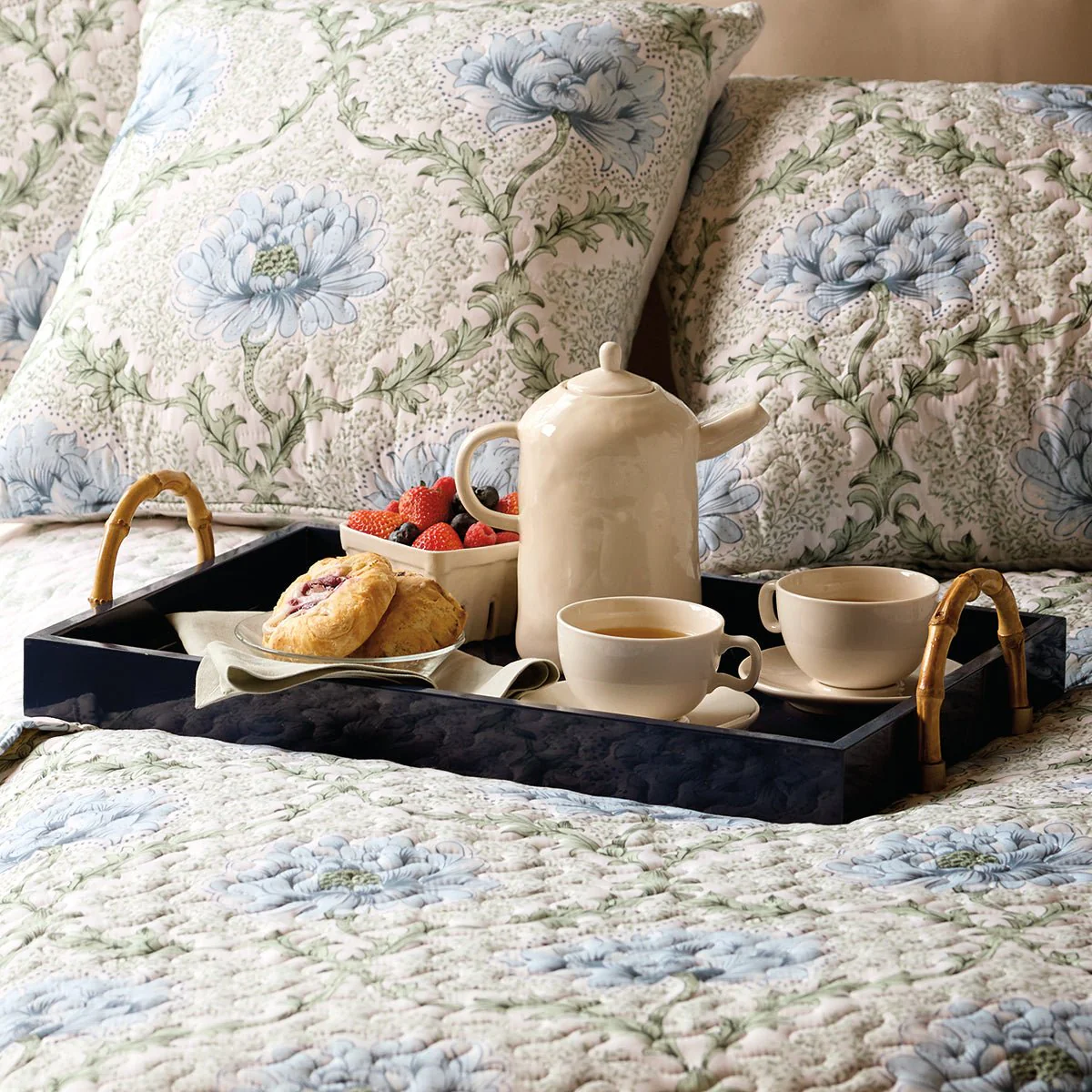 Navy Blue Lacquered Tray - Image 3