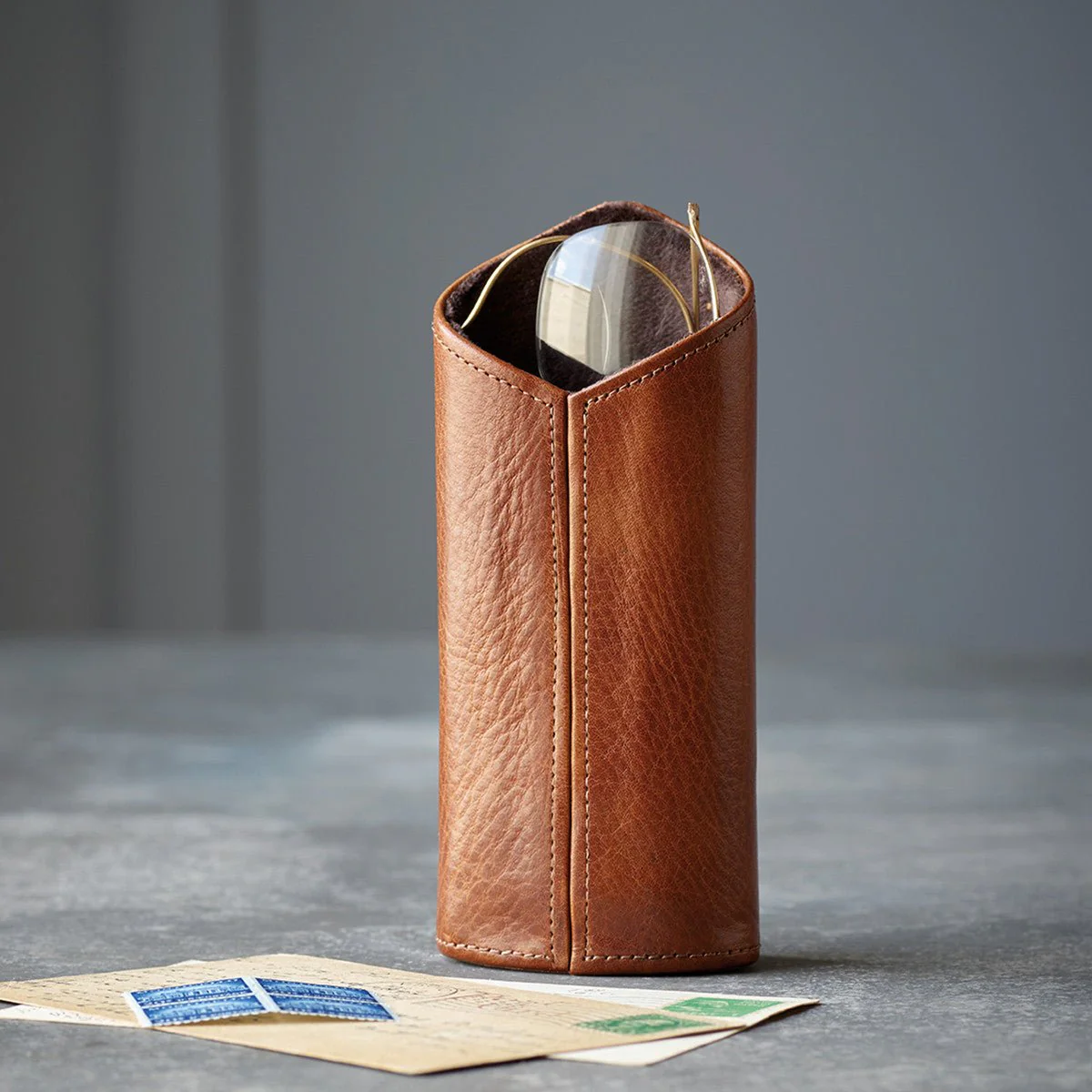 Leather Eyeglass Stand - Image 3