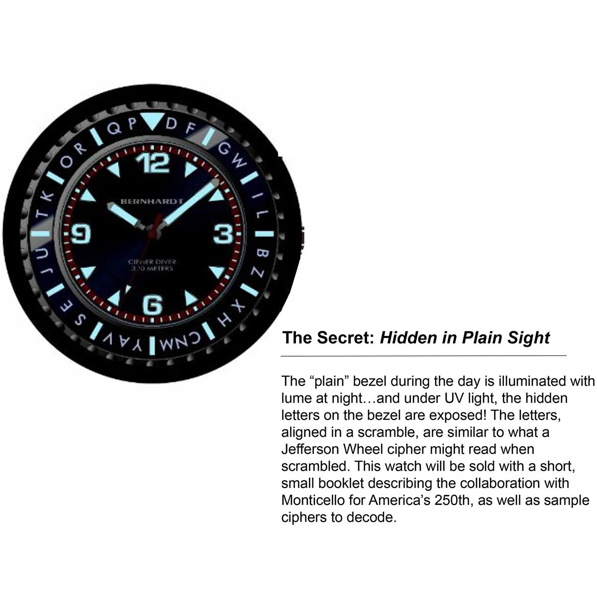 Monticello Cipher Watch - Image 3